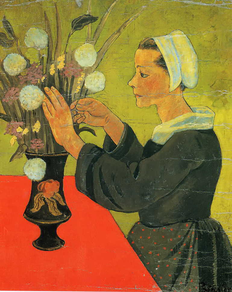 la femme au bouquet '(1892)